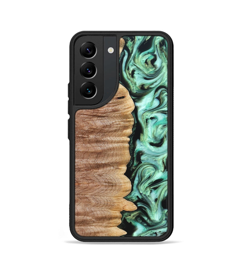 Galaxy S22 Wood Phone Case - Mont (Green, 821226)