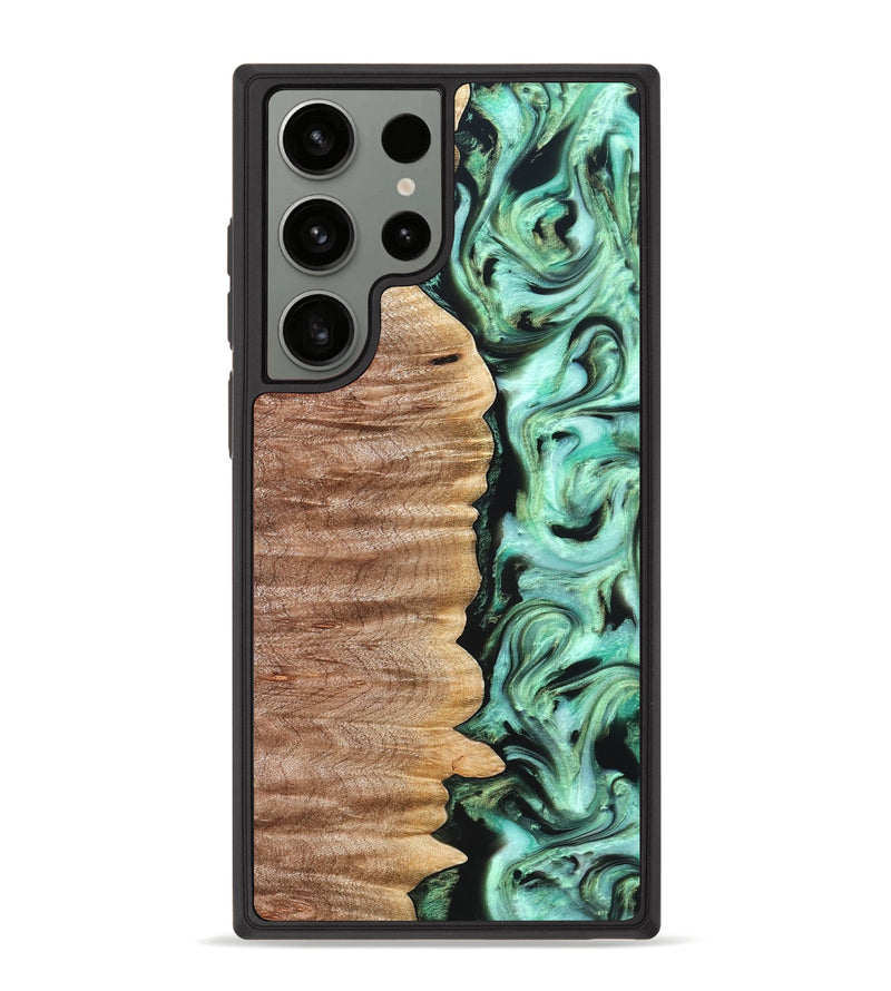 Galaxy S23 Ultra Wood Phone Case - Mont (Green, 821226)