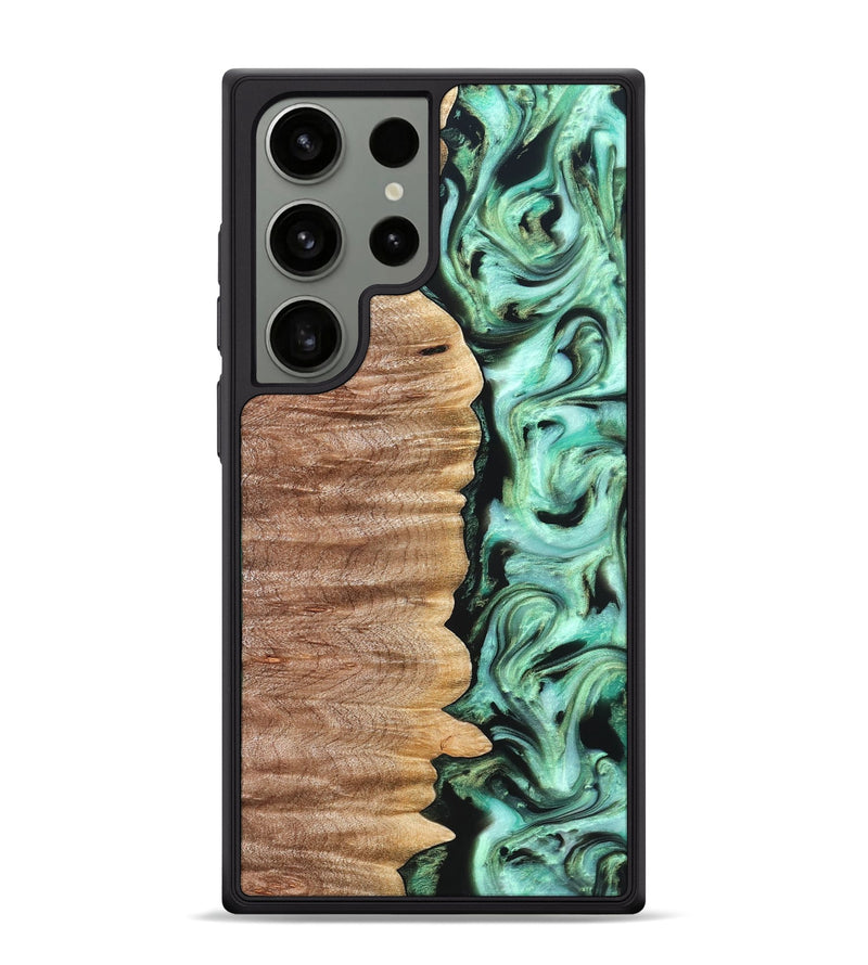Galaxy S24 Ultra Wood Phone Case - Mont (Green, 821226)
