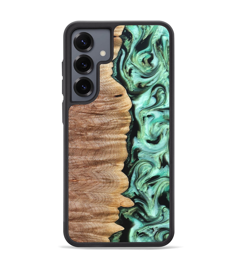 Galaxy S25 Plus Wood Phone Case - Mont (Green, 821226)