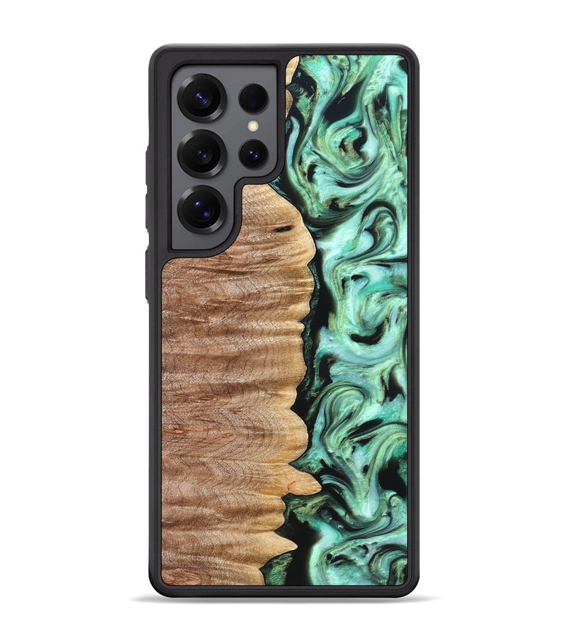 Galaxy S25 Ultra Wood Phone Case - Mont (Green, 821226)