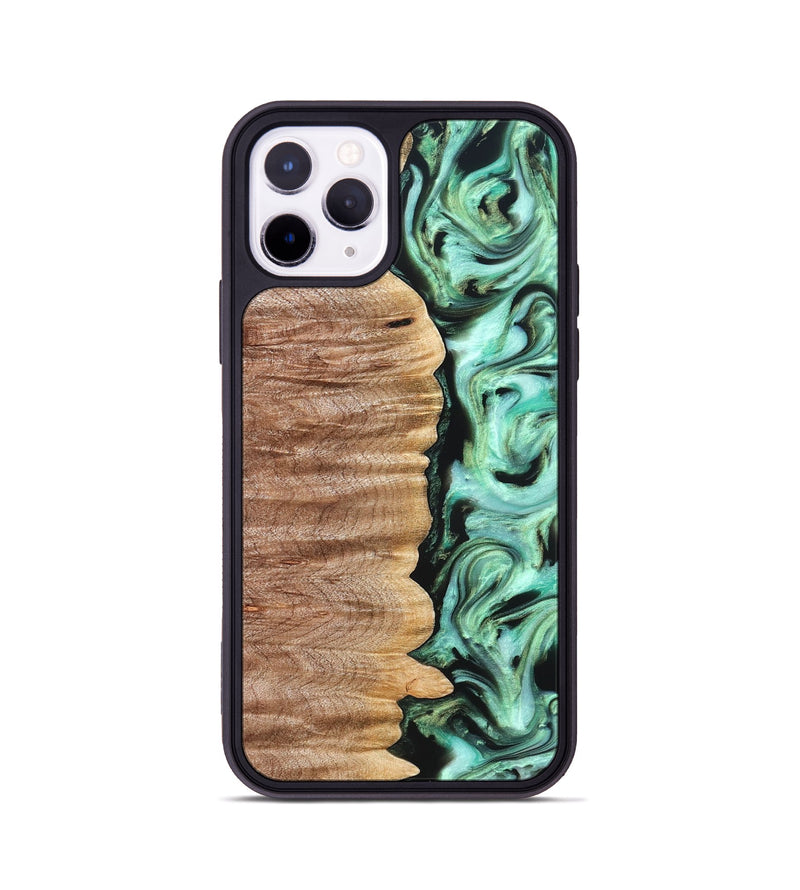 iPhone 11 Pro Wood Phone Case - Mont (Green, 821226)