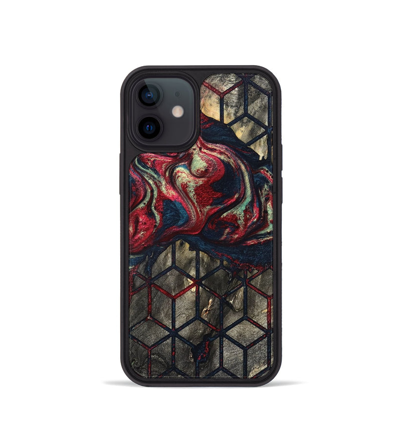 iPhone 12 mini Wood Phone Case - Elvira (Pattern, 821229)