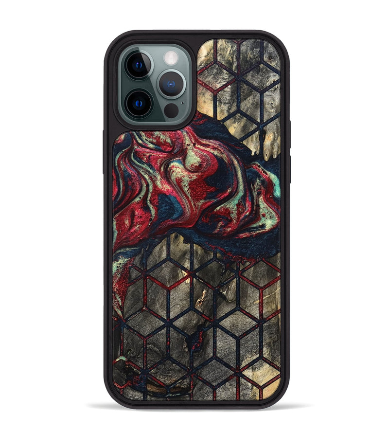 iPhone 12 Pro Max Wood Phone Case - Elvira (Pattern, 821229)