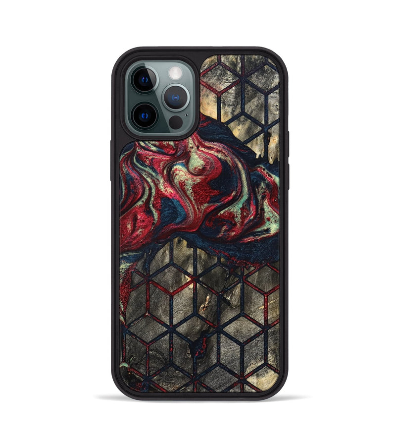 iPhone 12 Pro Wood Phone Case - Elvira (Pattern, 821229)