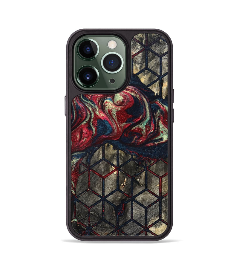 iPhone 13 Pro Wood Phone Case - Elvira (Pattern, 821229)