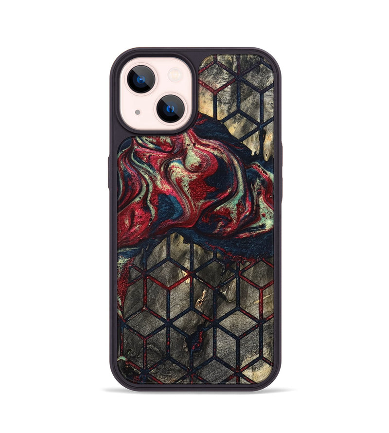 iPhone 14 Wood Phone Case - Elvira (Pattern, 821229)