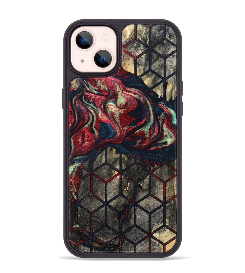 iPhone 14 Plus Wood Phone Case - Elvira (Pattern, 821229)
