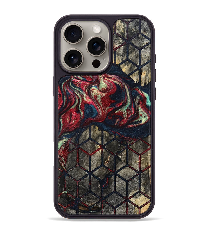 iPhone 16 Pro Max Wood Phone Case - Elvira (Pattern, 821229)