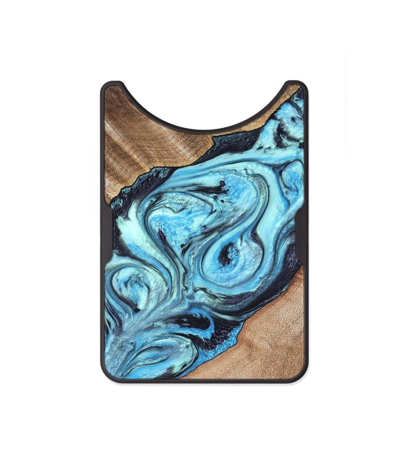 Alloy Wood Wallet - Deon (Blue, 821239)