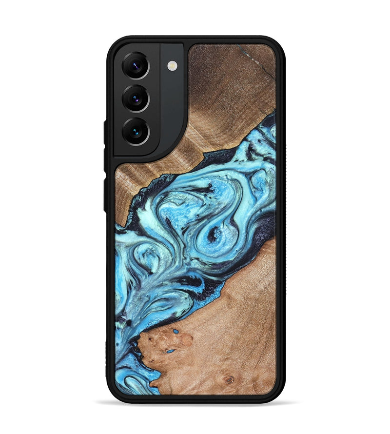 Galaxy S22 Plus Wood Phone Case - Deon (Blue, 821239)