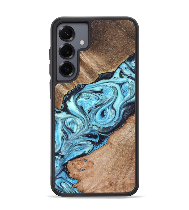 Galaxy S25 Plus Wood Phone Case - Deon (Blue, 821239)