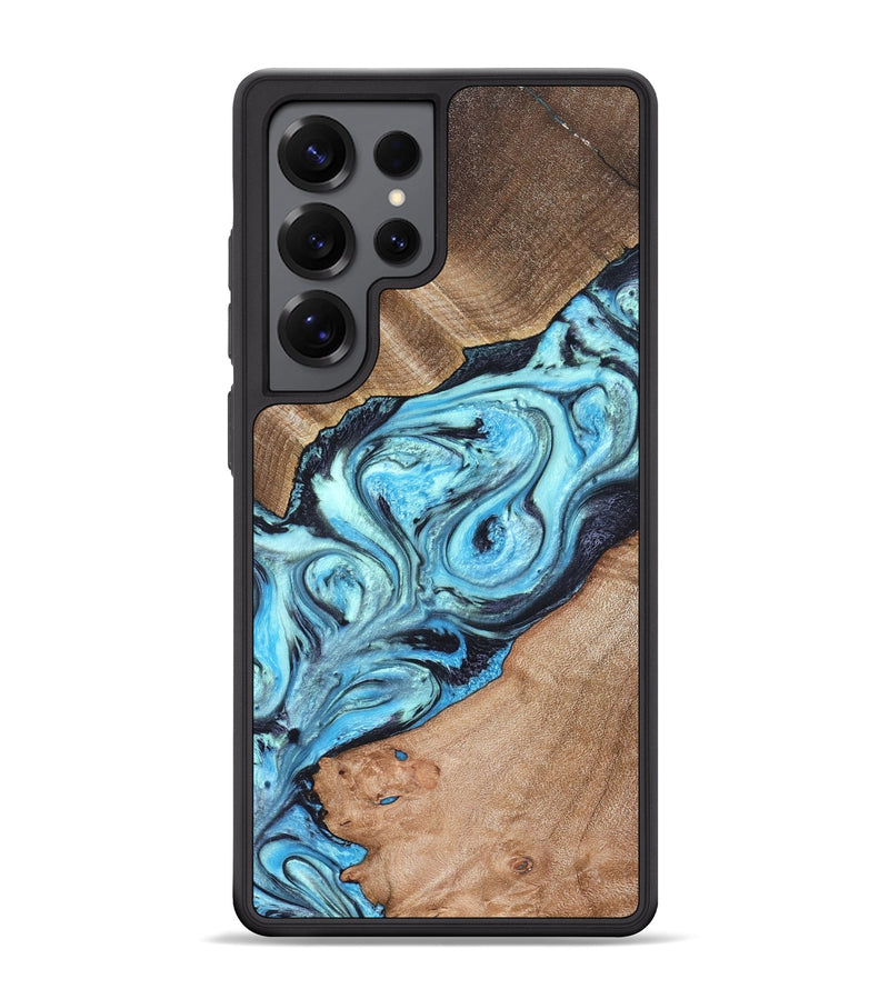 Galaxy S25 Ultra Wood Phone Case - Deon (Blue, 821239)