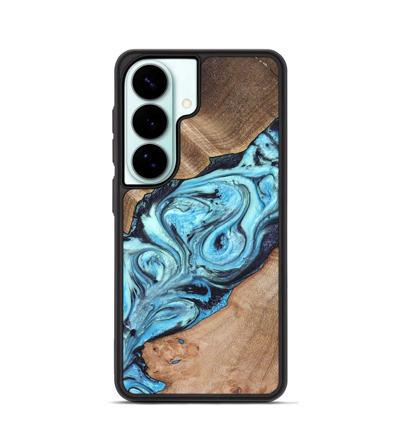 Galaxy S26 Wood Phone Case - Deon (Blue, 821239)