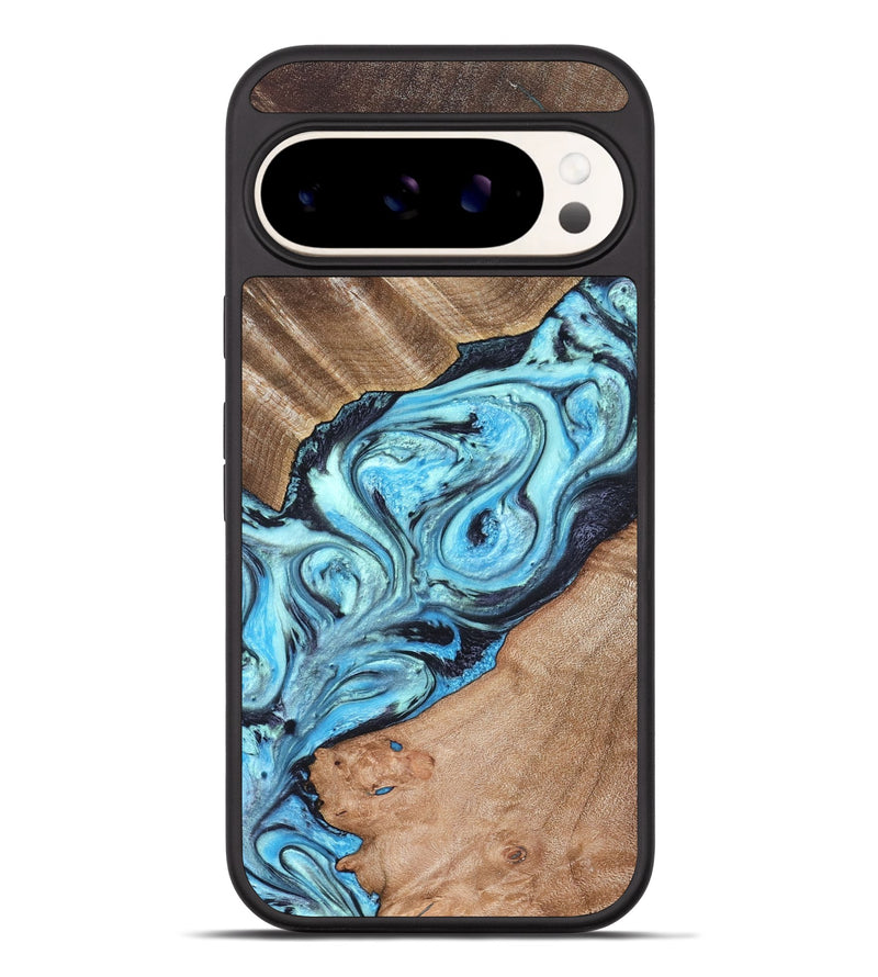 Pixel 9 Pro XL Wood Phone Case - Deon (Blue, 821239)