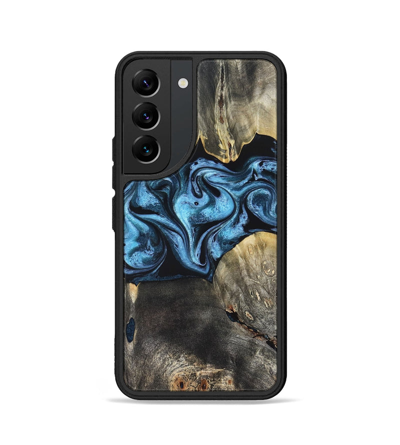 Galaxy S22 Wood Phone Case - Bree (Blue, 821240)