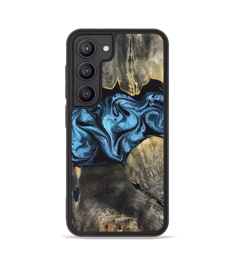 Galaxy S23 Wood Phone Case - Bree (Blue, 821240)