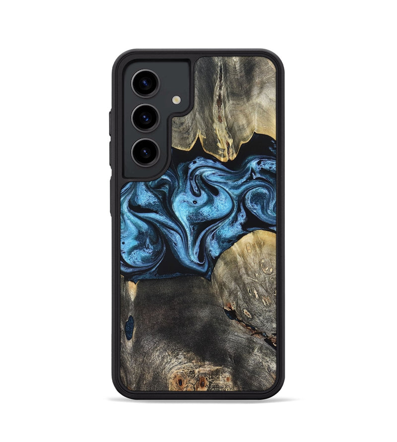 Galaxy S24 Wood Phone Case - Bree (Blue, 821240)