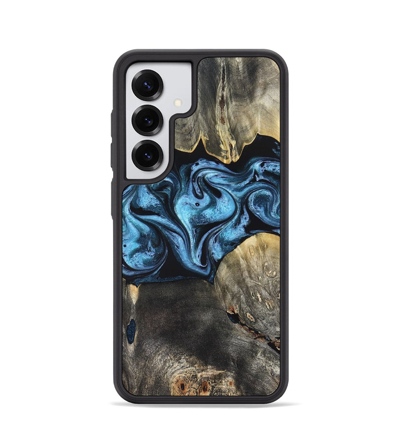 Galaxy S25 Wood Phone Case - Bree (Blue, 821240)
