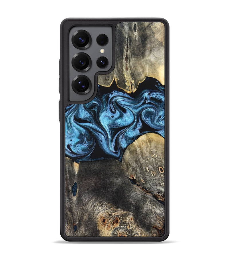 Galaxy S25 Ultra Wood Phone Case - Bree (Blue, 821240)