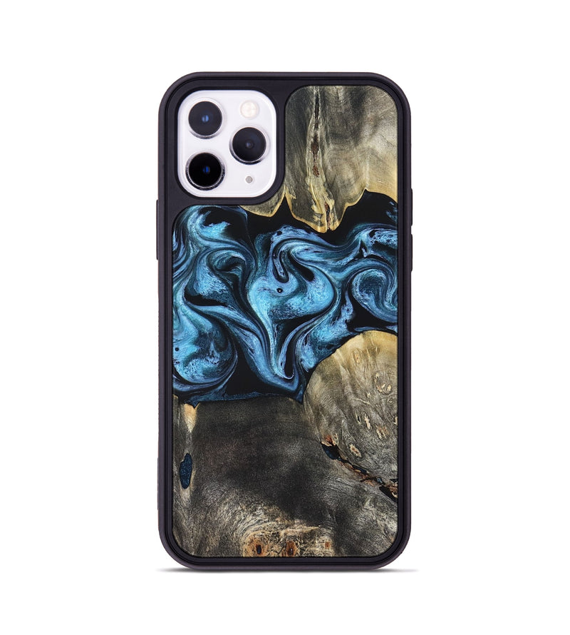 iPhone 11 Pro Wood Phone Case - Bree (Blue, 821240)