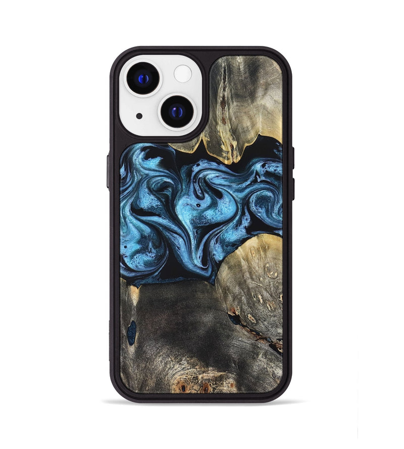 iPhone 13 Wood Phone Case - Bree (Blue, 821240)