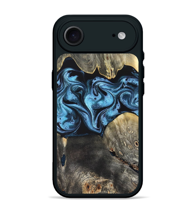 iPhone 17 Air Wood Phone Case - Bree (Blue, 821240)