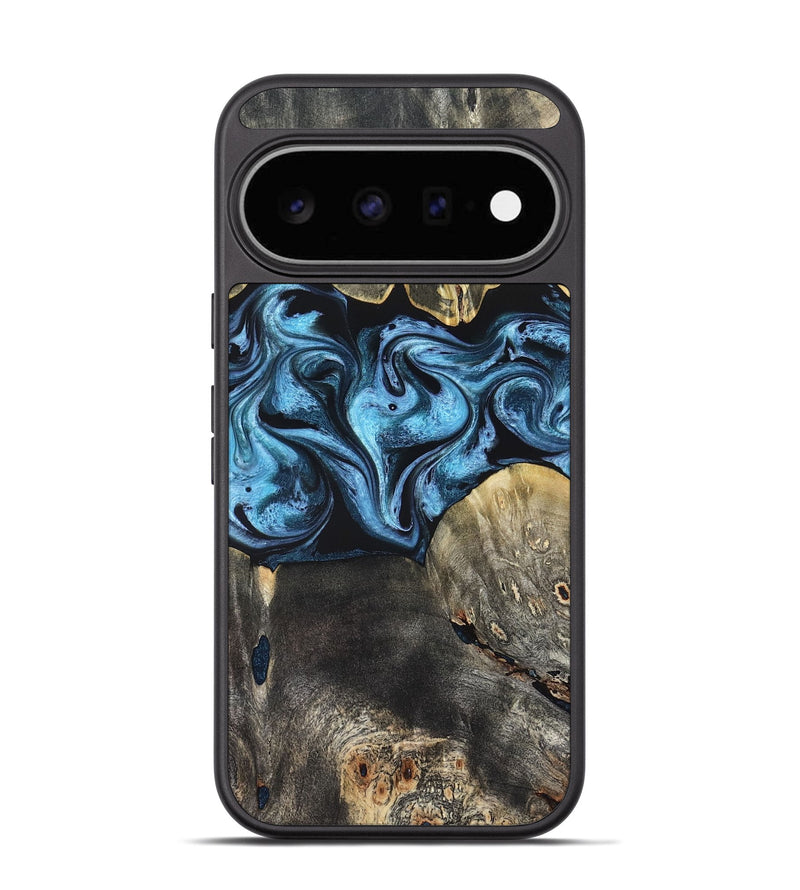 Pixel 11 Wood Phone Case - Bree (Blue, 821240)