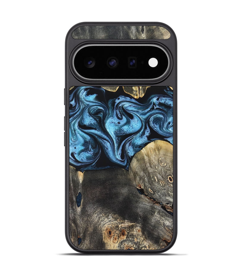 Pixel 11 Pro Wood Phone Case - Bree (Blue, 821240)