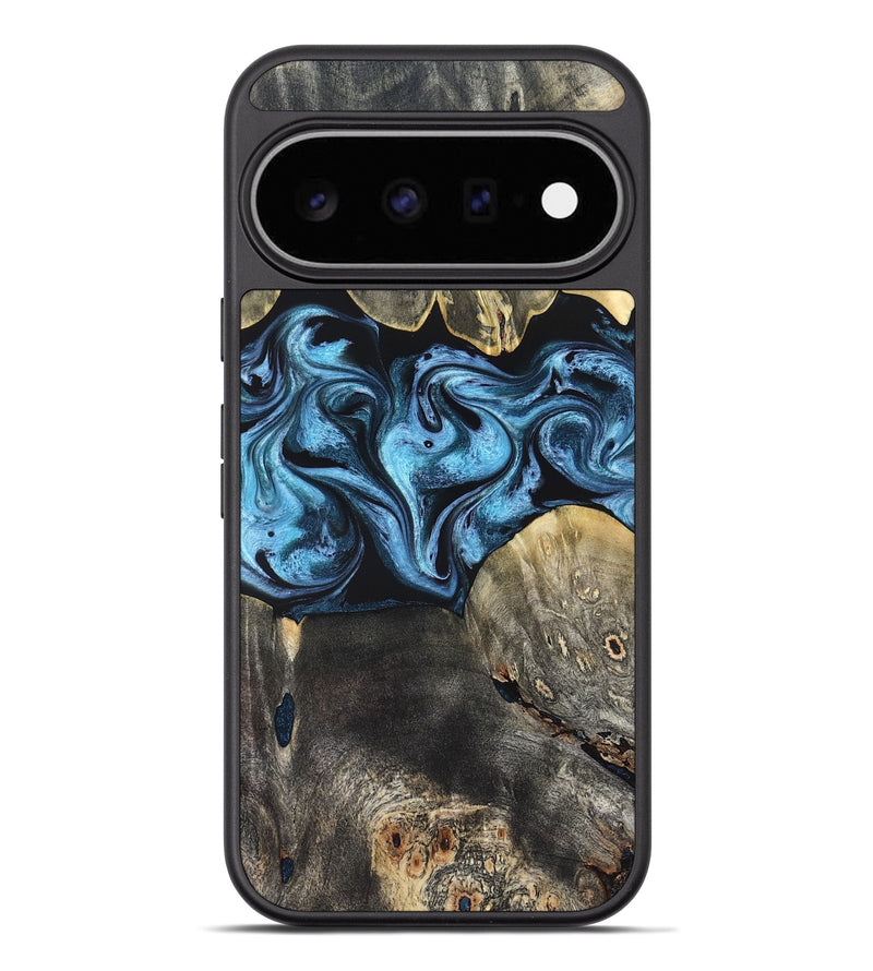 Pixel 11 Pro XL Wood Phone Case - Bree (Blue, 821240)