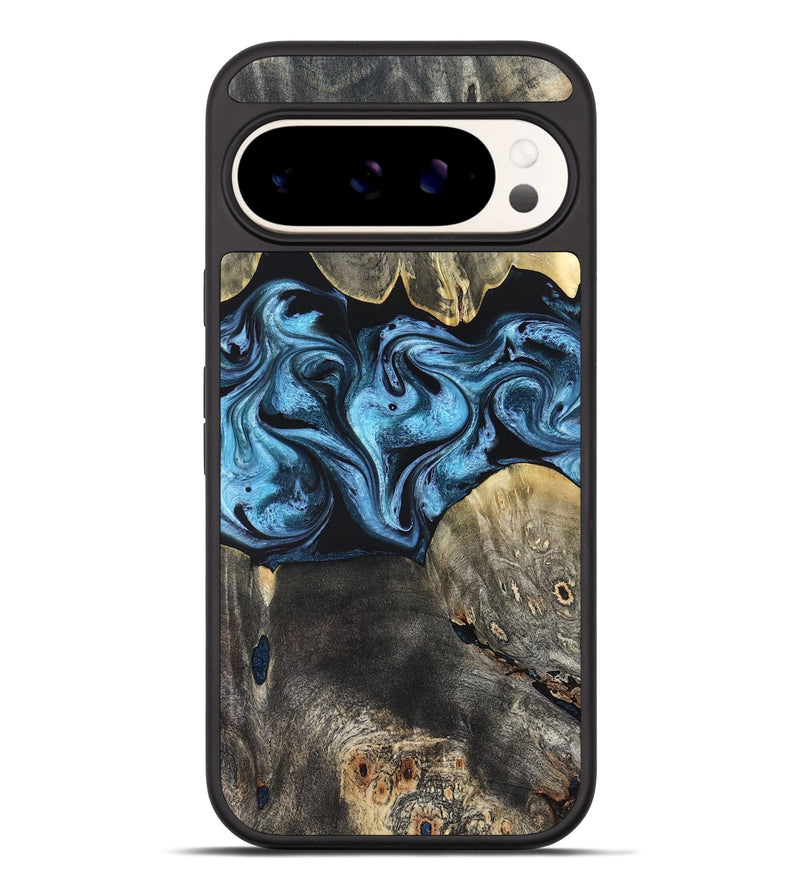 Pixel 9 Pro XL Wood Phone Case - Bree (Blue, 821240)
