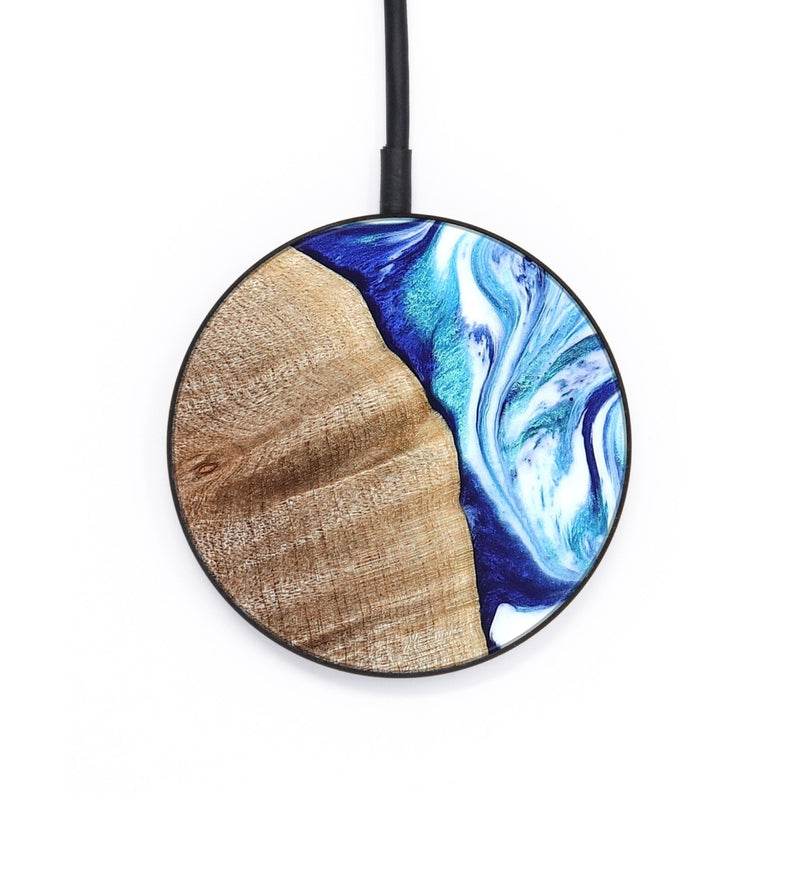 Circle Wood Wireless Charger - Vito (Blue, 821241)