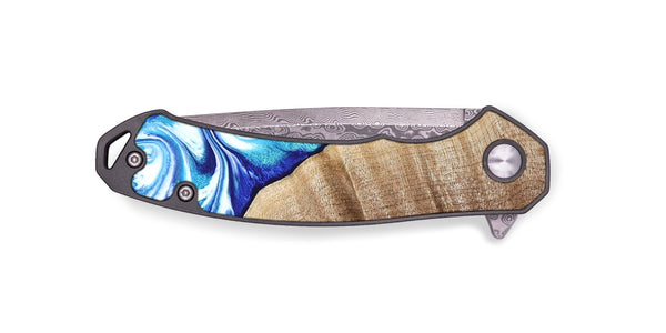 EDC Wood Pocket Knife - Vito (Blue, 821241)