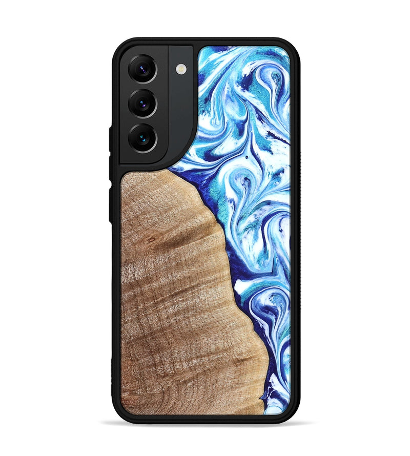 Galaxy S22 Plus Wood Phone Case - Vito (Blue, 821241)