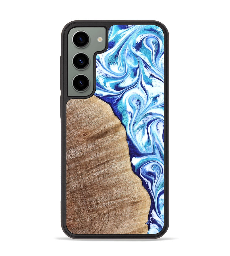 Galaxy S23 Plus Wood Phone Case - Vito (Blue, 821241)