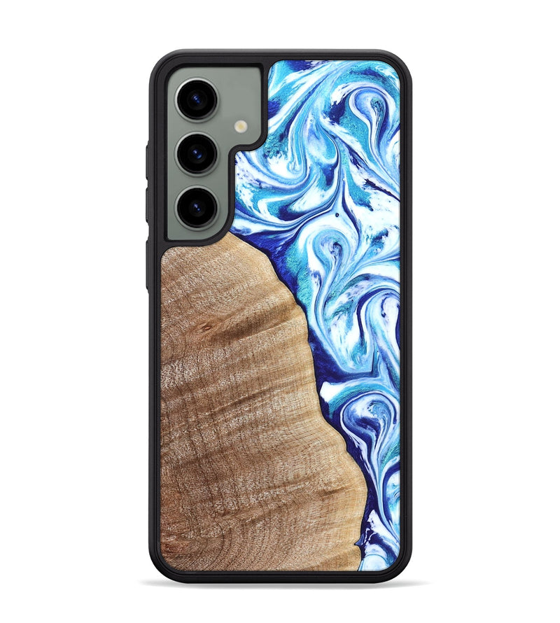 Galaxy S24 Plus Wood Phone Case - Vito (Blue, 821241)