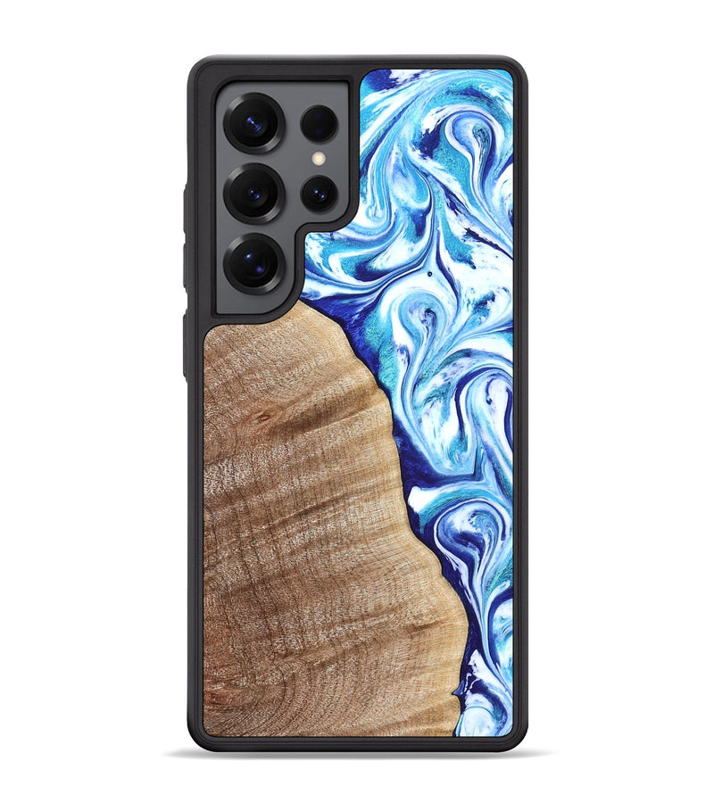 Galaxy S25 Ultra Wood Phone Case - Vito (Blue, 821241)