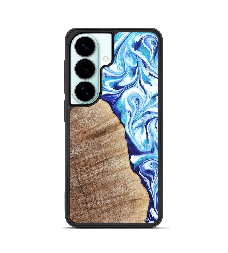 Galaxy S26 Wood Phone Case - Vito (Blue, 821241)