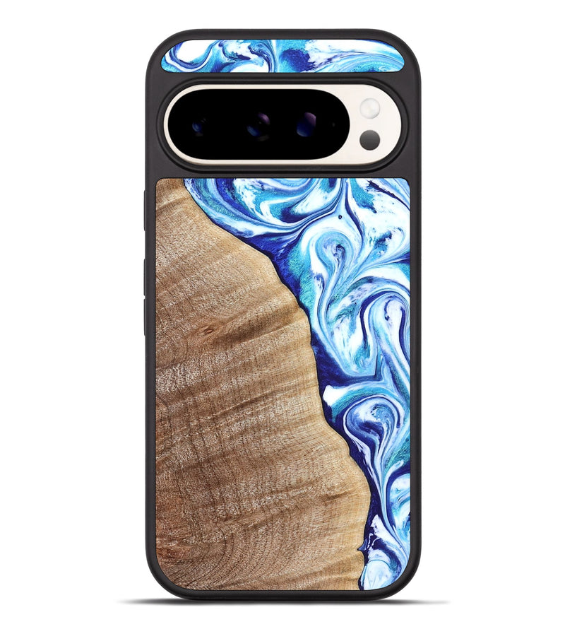 Pixel 9 Pro XL Wood Phone Case - Vito (Blue, 821241)