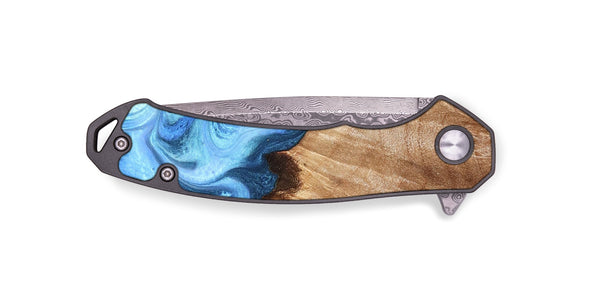 EDC Wood Pocket Knife - Raekwon (Blue, 821243)