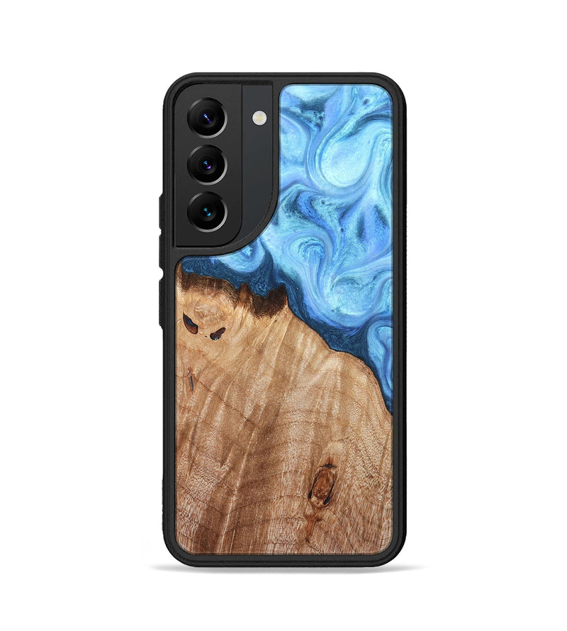 Galaxy S22 Wood Phone Case - Raekwon (Blue, 821243)