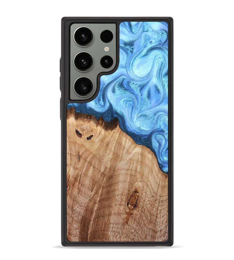 Galaxy S23 Ultra Wood Phone Case - Raekwon (Blue, 821243)