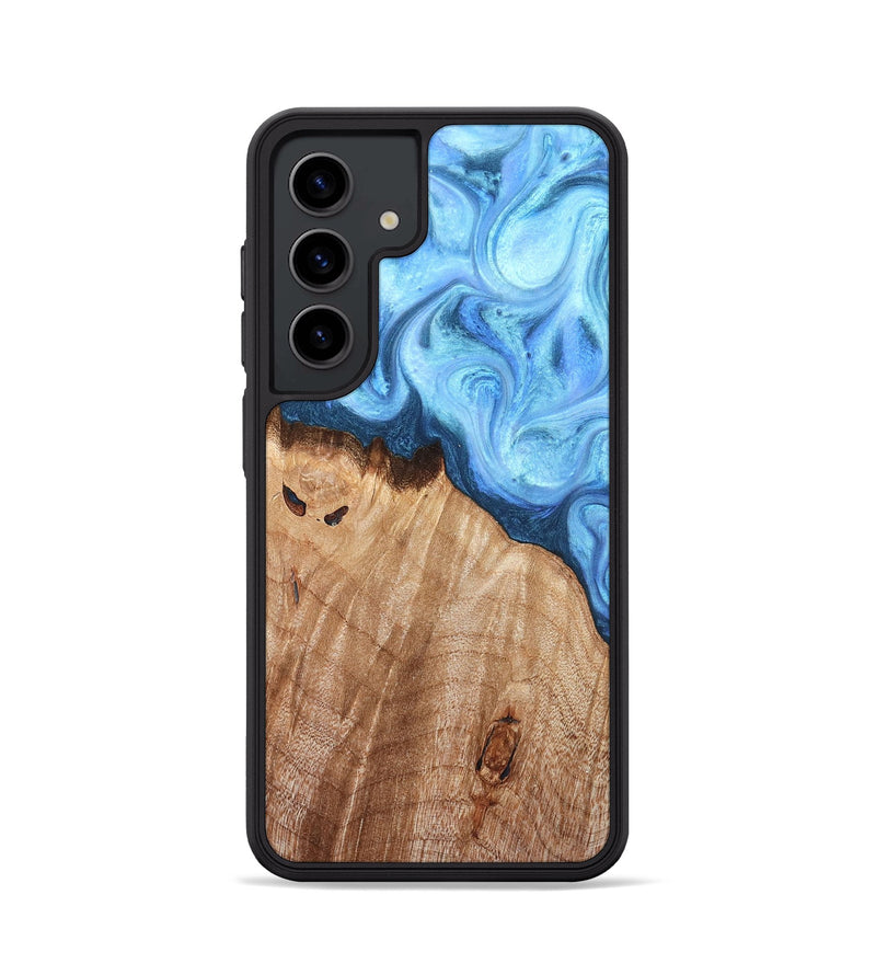 Galaxy S24 Wood Phone Case - Raekwon (Blue, 821243)