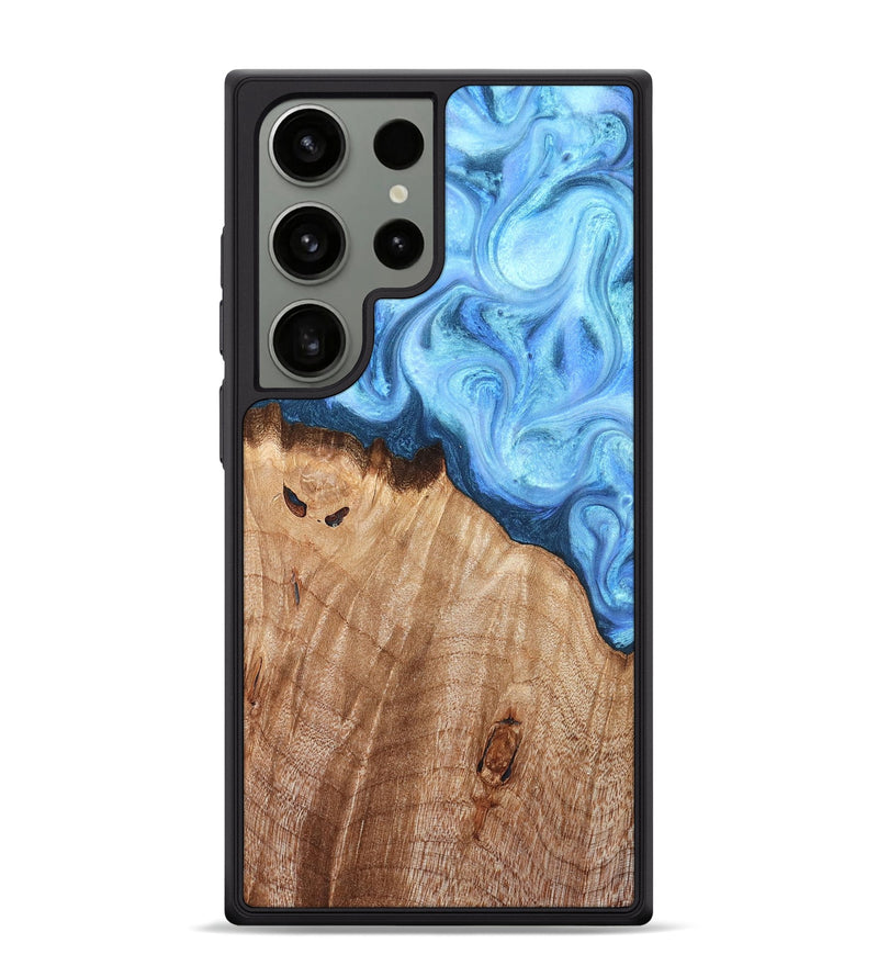 Galaxy S24 Ultra Wood Phone Case - Raekwon (Blue, 821243)