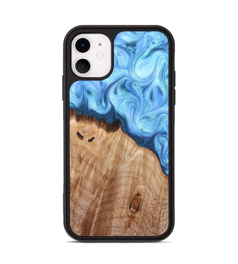 iPhone 11 Wood Phone Case - Raekwon (Blue, 821243)