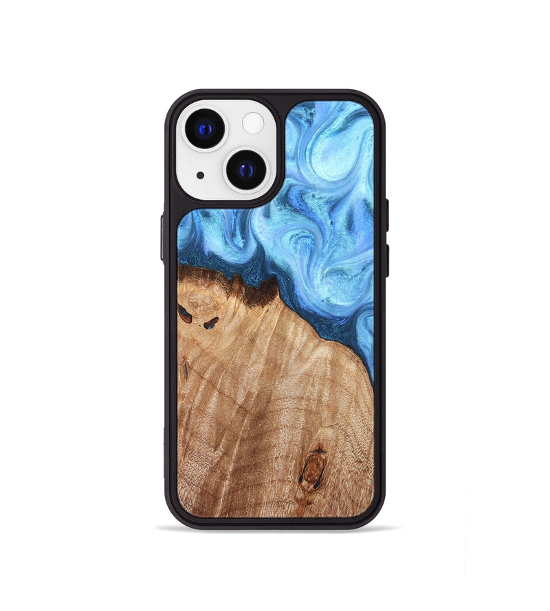 iPhone 13 mini Wood Phone Case - Raekwon (Blue, 821243)