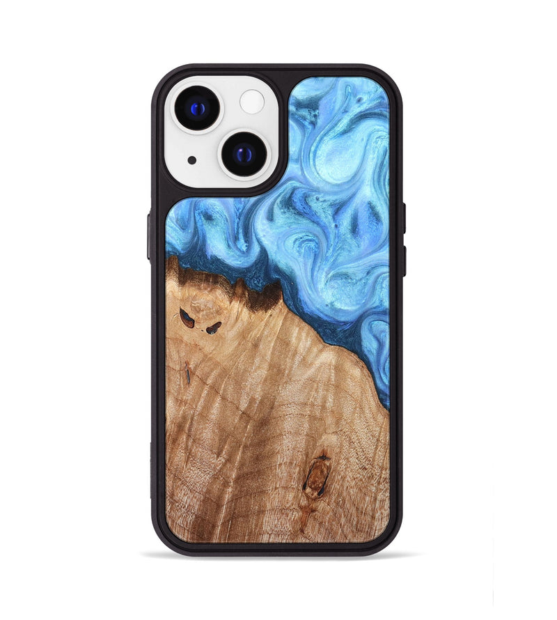 iPhone 13 Wood Phone Case - Raekwon (Blue, 821243)