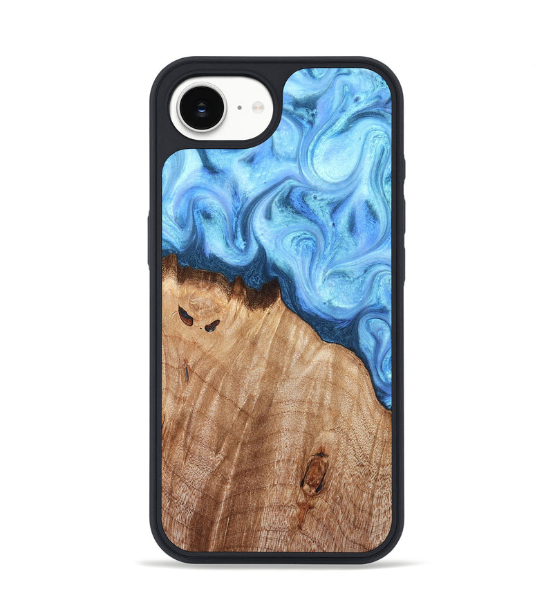 iPhone 16e Wood Phone Case - Raekwon (Blue, 821243)