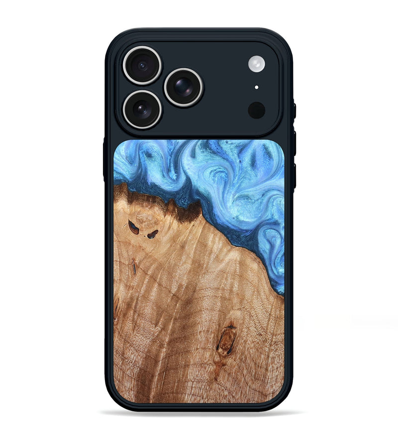 iPhone 17 Pro Max Wood Phone Case - Raekwon (Blue, 821243)