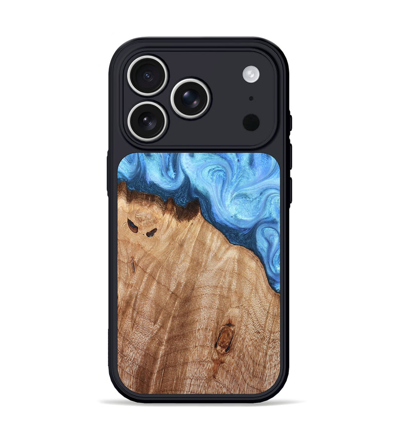 iPhone 17 Pro Wood Phone Case - Raekwon (Blue, 821243)